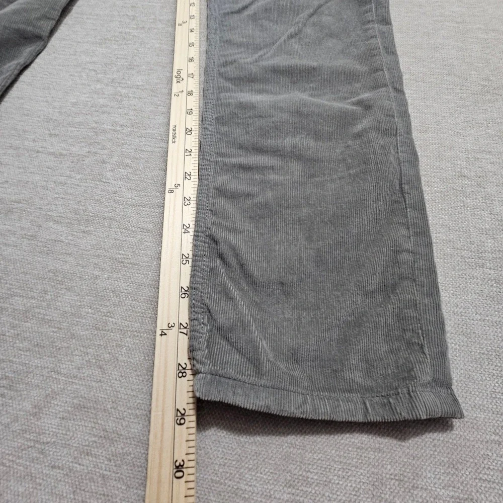 Banana Republic Traveler Corduroy Pants 30x30 Grey Straight Leg 744274-02